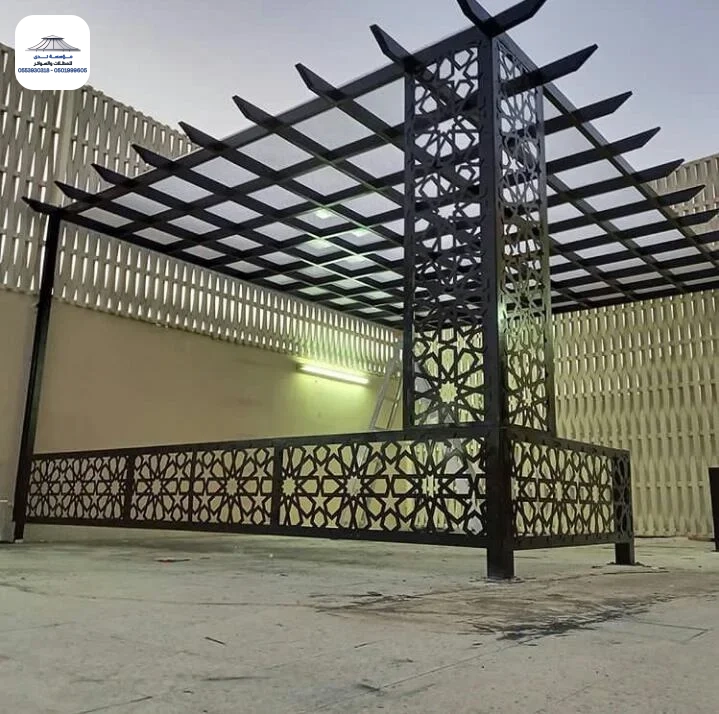 مظلات وسواتر قصر الرياض لتركيب مظلات سيارات حديد بالرياض