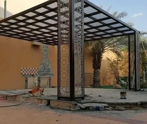 مظلات حديد: تركيب مظلات حدائق حديد بالرياض