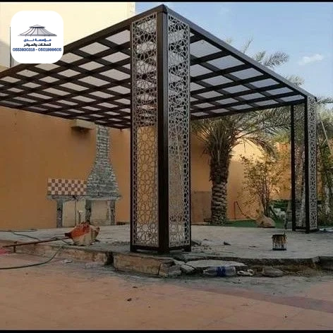 مظلات حديد: تركيب مظلات حدائق حديد بالرياض