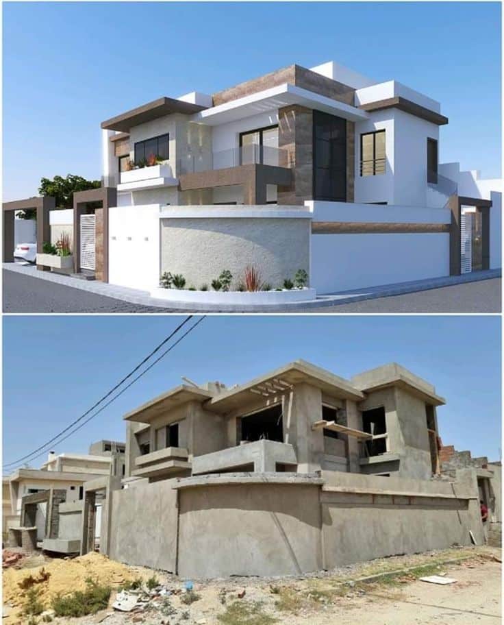 تشطيب واجهات مباني